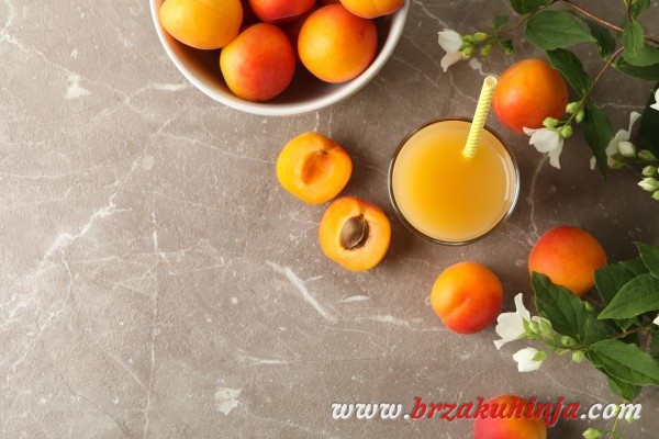 Sok od kajsija - Recept